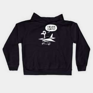 I believe I can Fly Ostrich Kids Hoodie